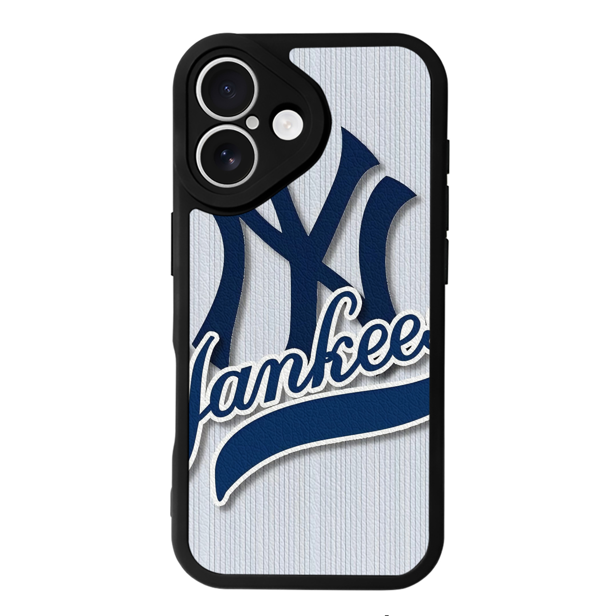 New York Yankees 151 IPhone 16 Silicone Leather Case – UV Print, Lambskin Texture – Perfect Fit, Wireless Charging Compatible, Scratch Resistant, Precise Cutouts – Stylish Protection For IPhone 16